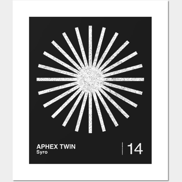 Aphex Twin / Minimalist Graphic Artwork Design Wall Art by saudade